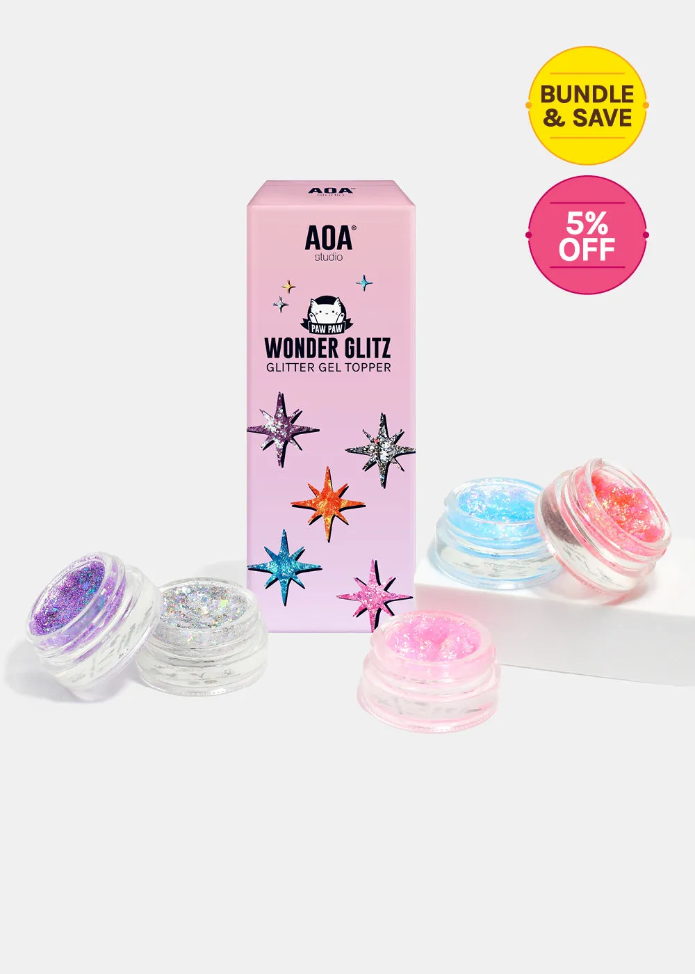 AOA Wonder Glitz Glitter Gel Topper