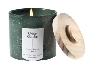 Aromatique Urban Garden Speckled Ceramic Scented Candle (Palo Santo and Cedar)