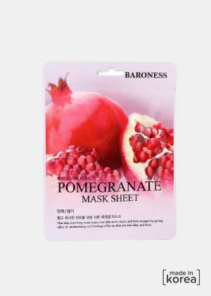 Baroness Sheet Mask- Pomegranate