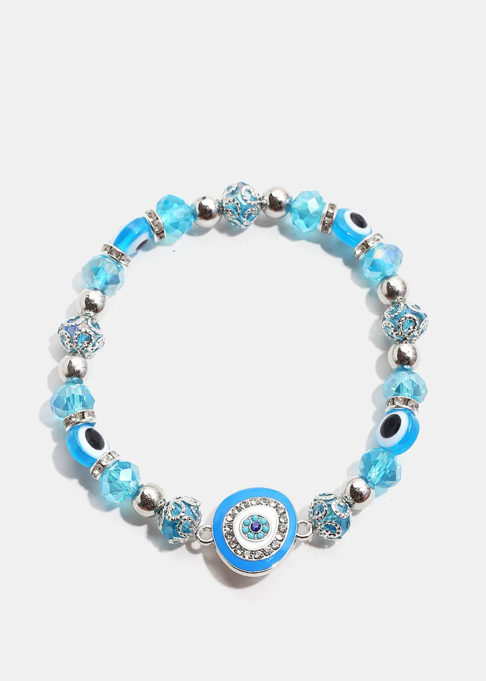 Big Evil Eye Bead Bracelet