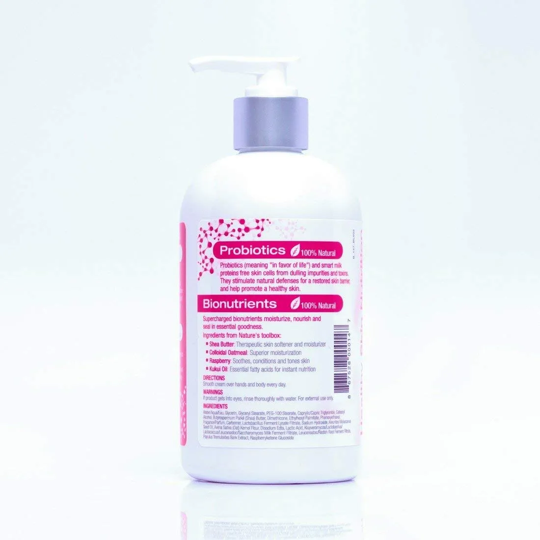 BIOMILK Probiotic Skincare Restore & Nurture Body Lotion, 100% Natural Probiotics and Superfoods for Healthy Skin Nutrition, 11oz.
