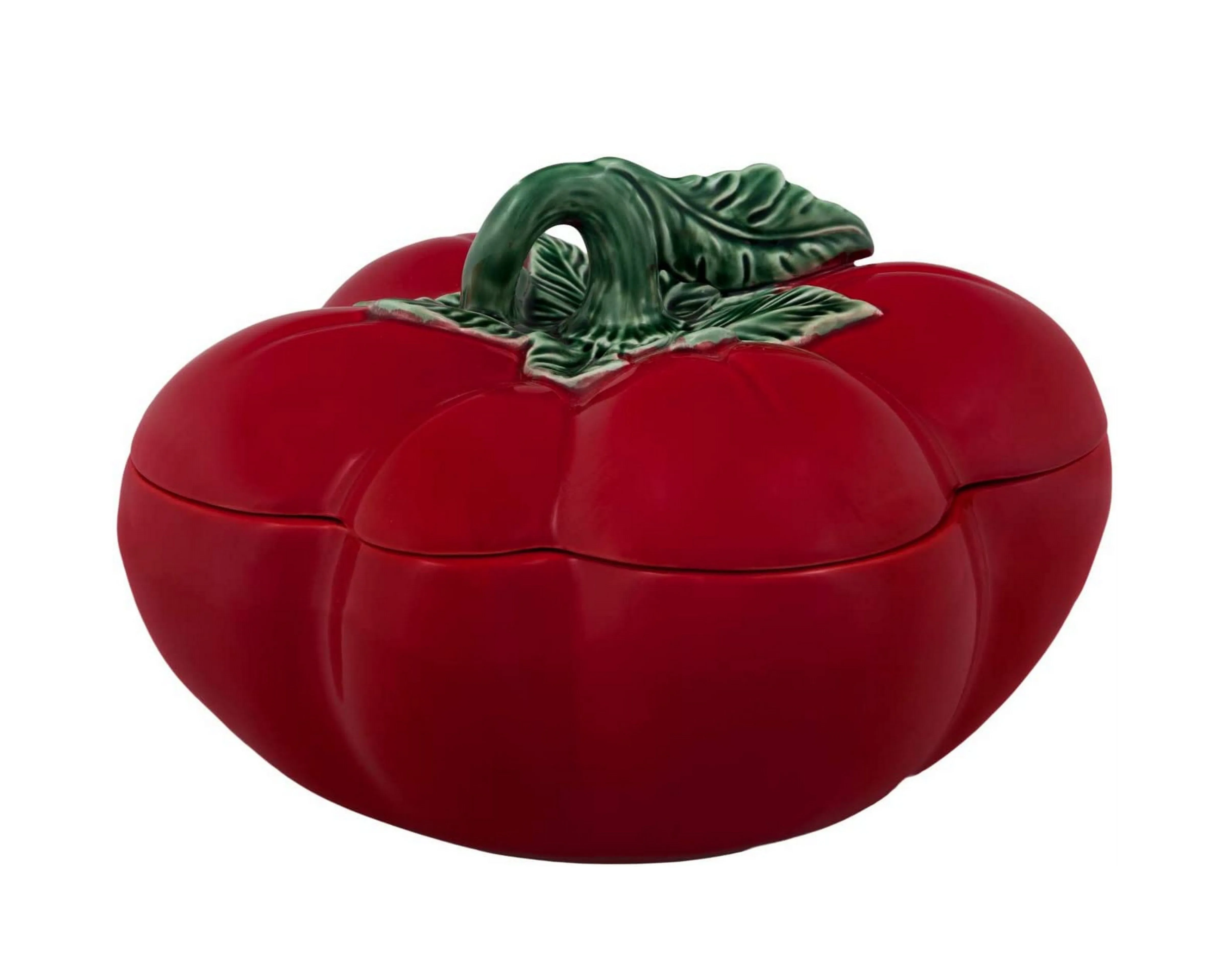 Bordallo Pinheiro Tomato Earthenware 4.5 Liter Soup Tureen