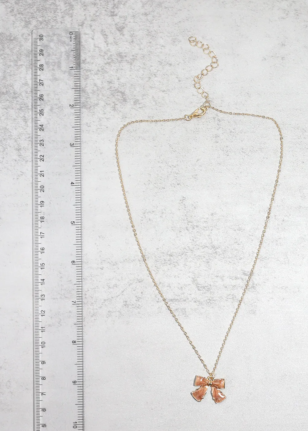 Bow Pendant Necklace
