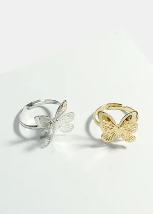 Butterfly Stainless Steel Ring