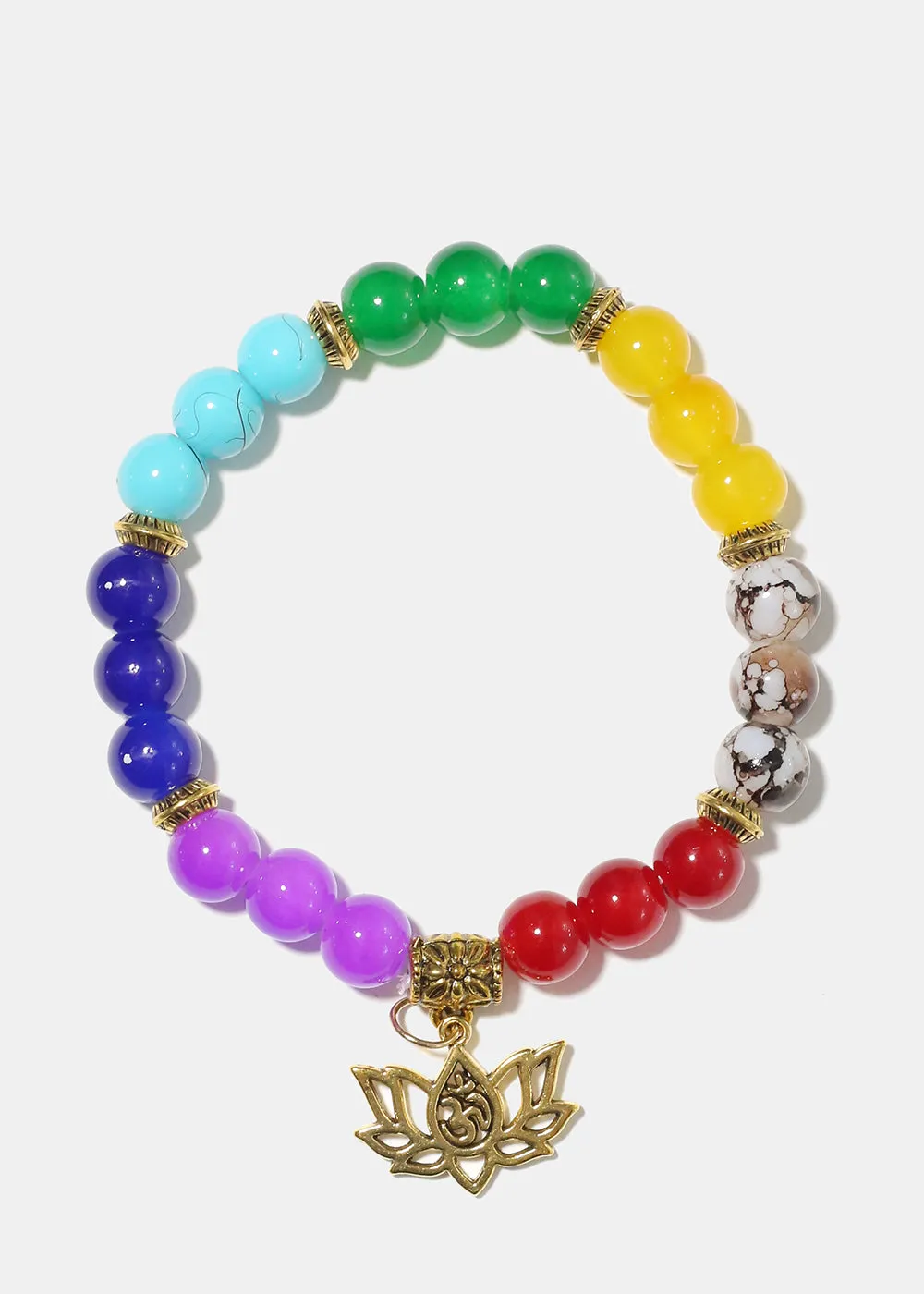 Chakra Multi Bead Bracelet