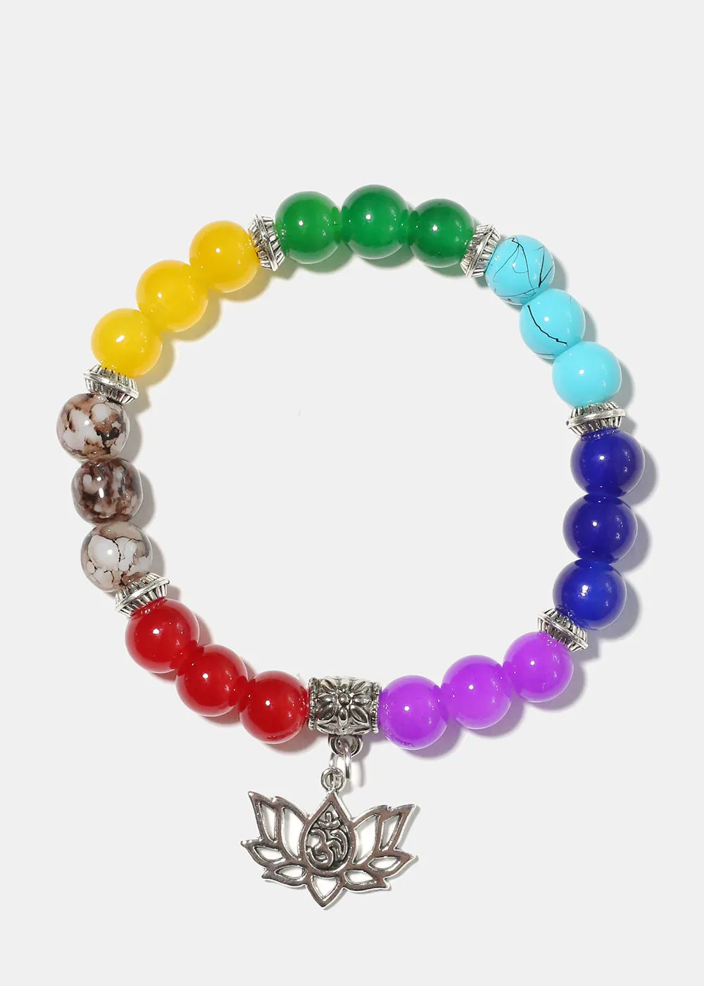 Chakra Multi Bead Bracelet