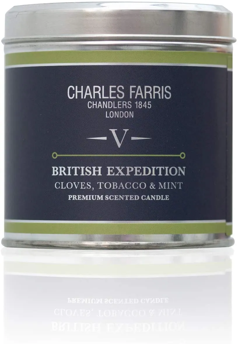 Charles Farris Home scents Candle-Tin-British Expedition