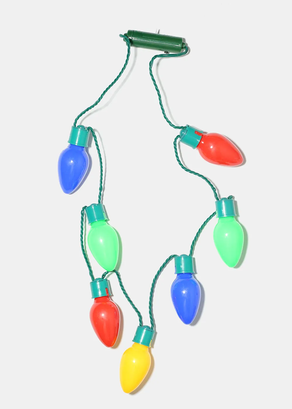 Christmas Lights Necklace