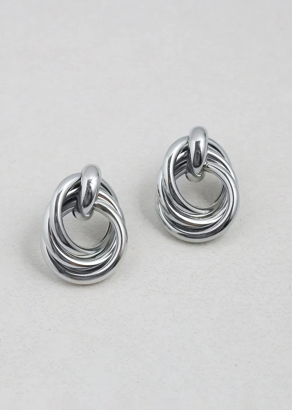 Chunky Knot Dangle Earrings