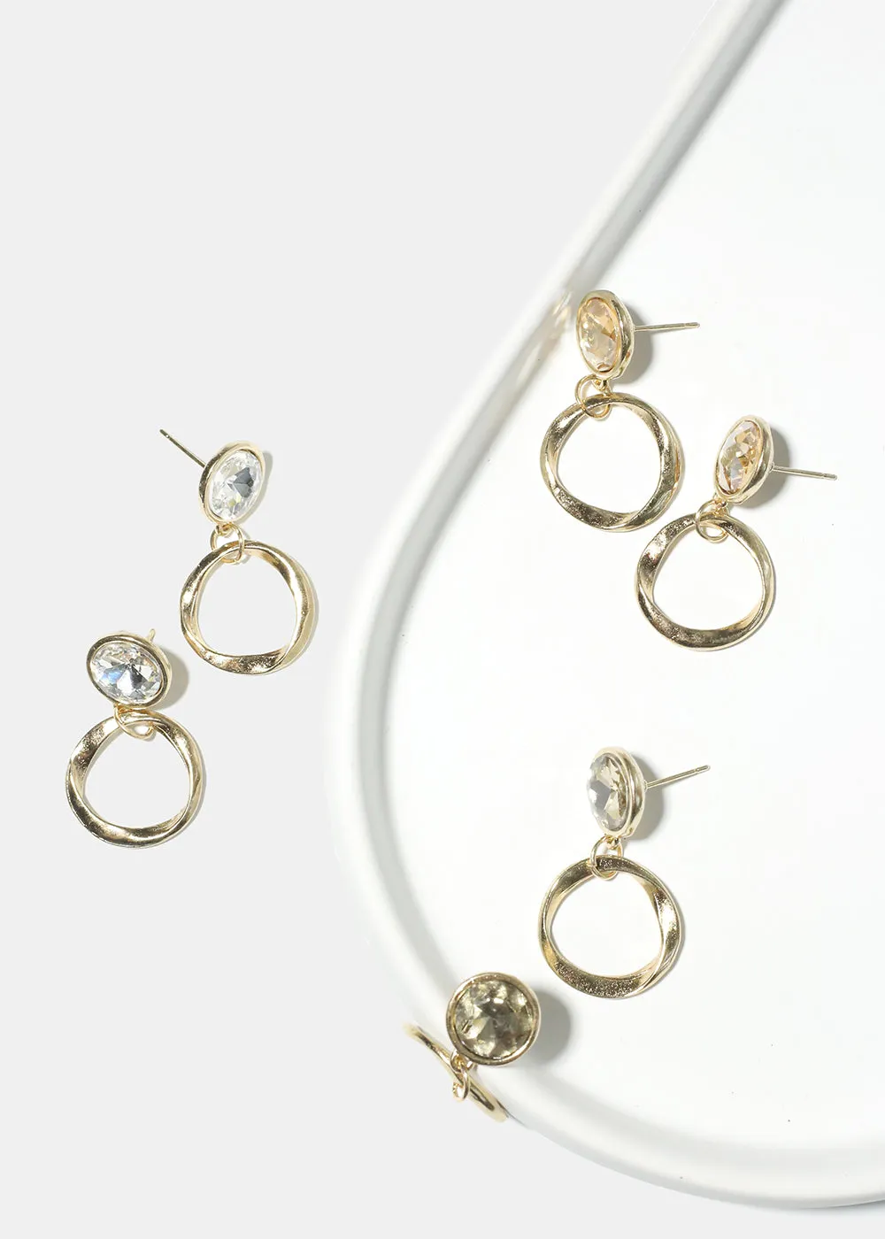 Circle Dangle Earrings