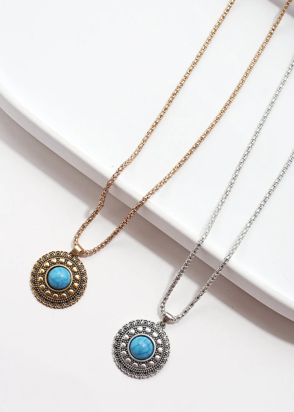 Circle Pendant Necklace
