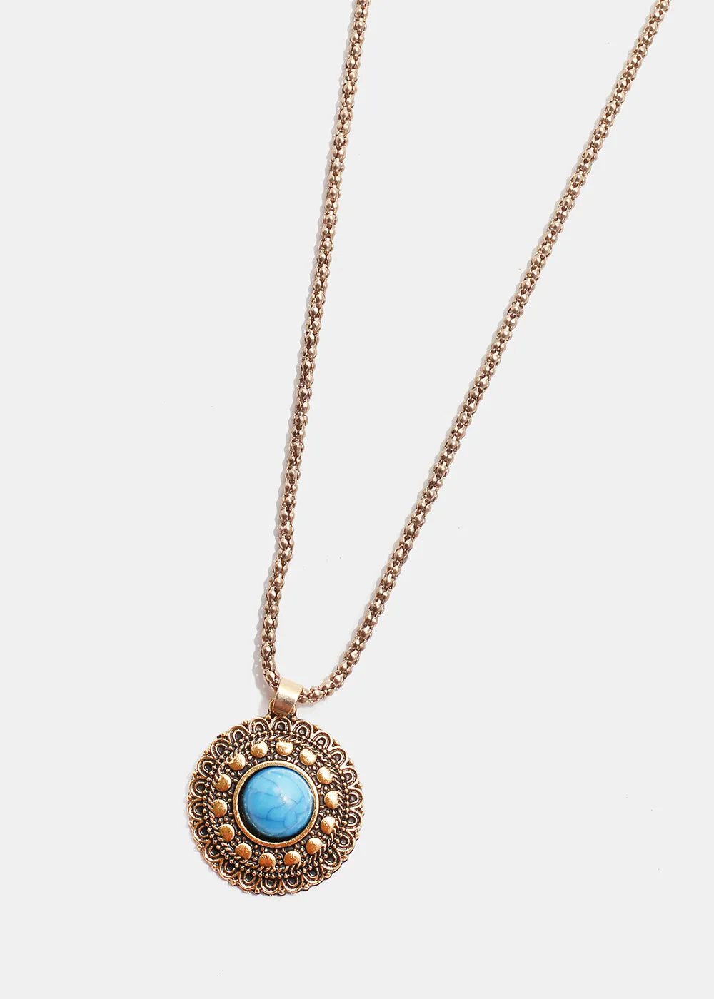 Circle Pendant Necklace