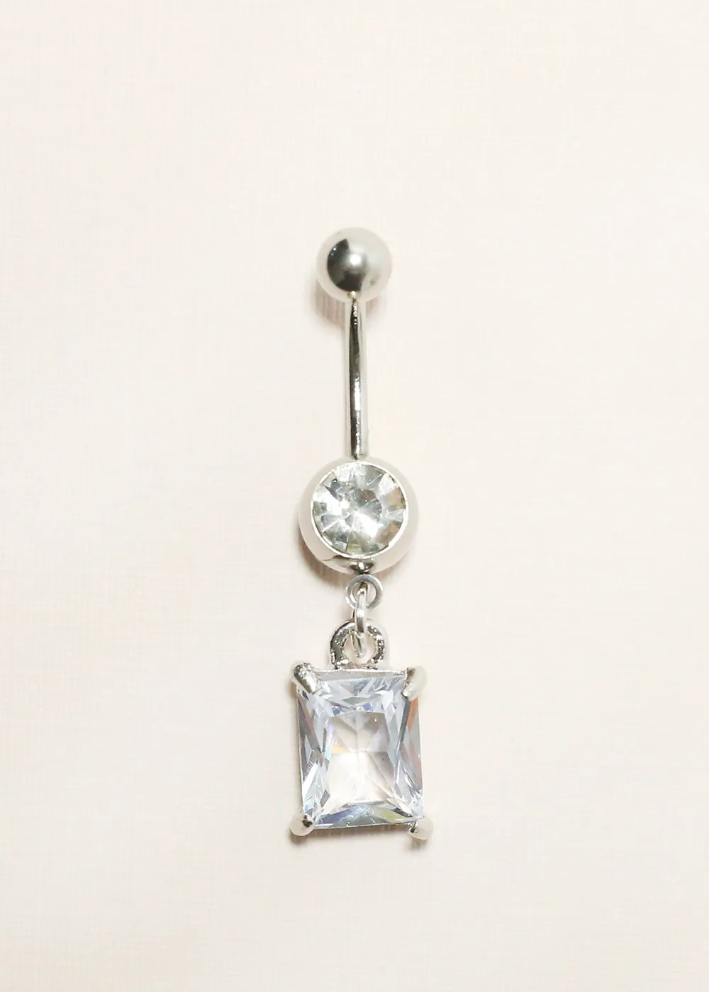 Cubic Stone Belly Ring