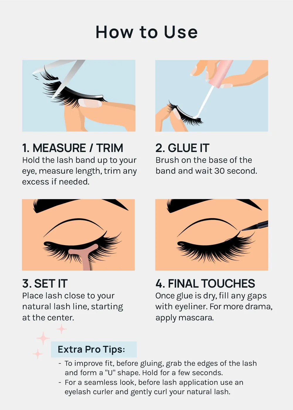 D-LUX Curl Premium Faux Mink Lashes - Grace