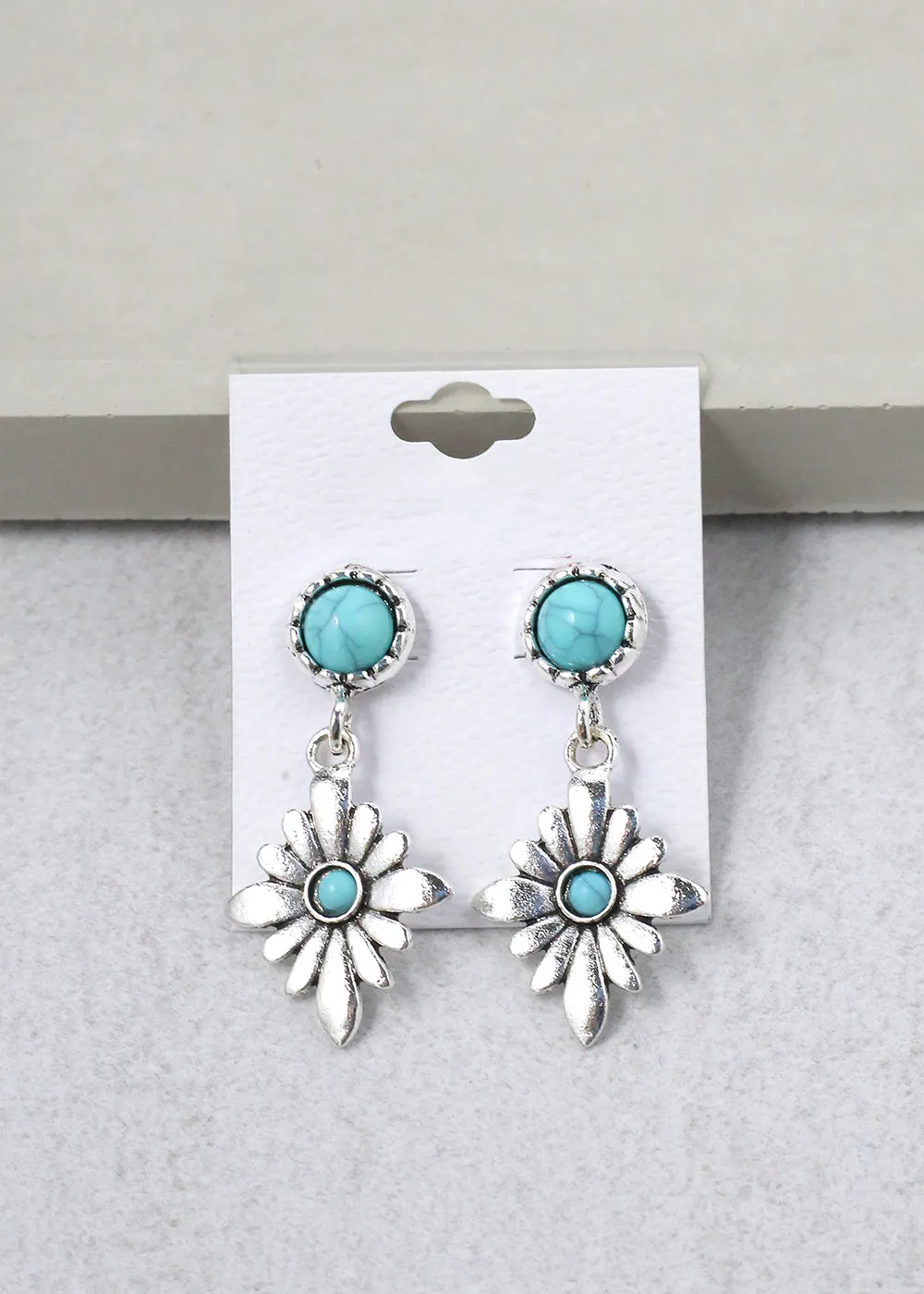 Dangling Flower Earrings