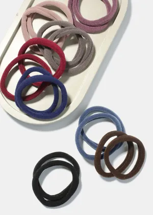 Dark Colored Hair Tie Set