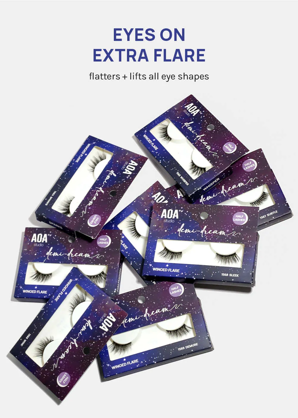 Demi-Dream Half Lashes  Subtle