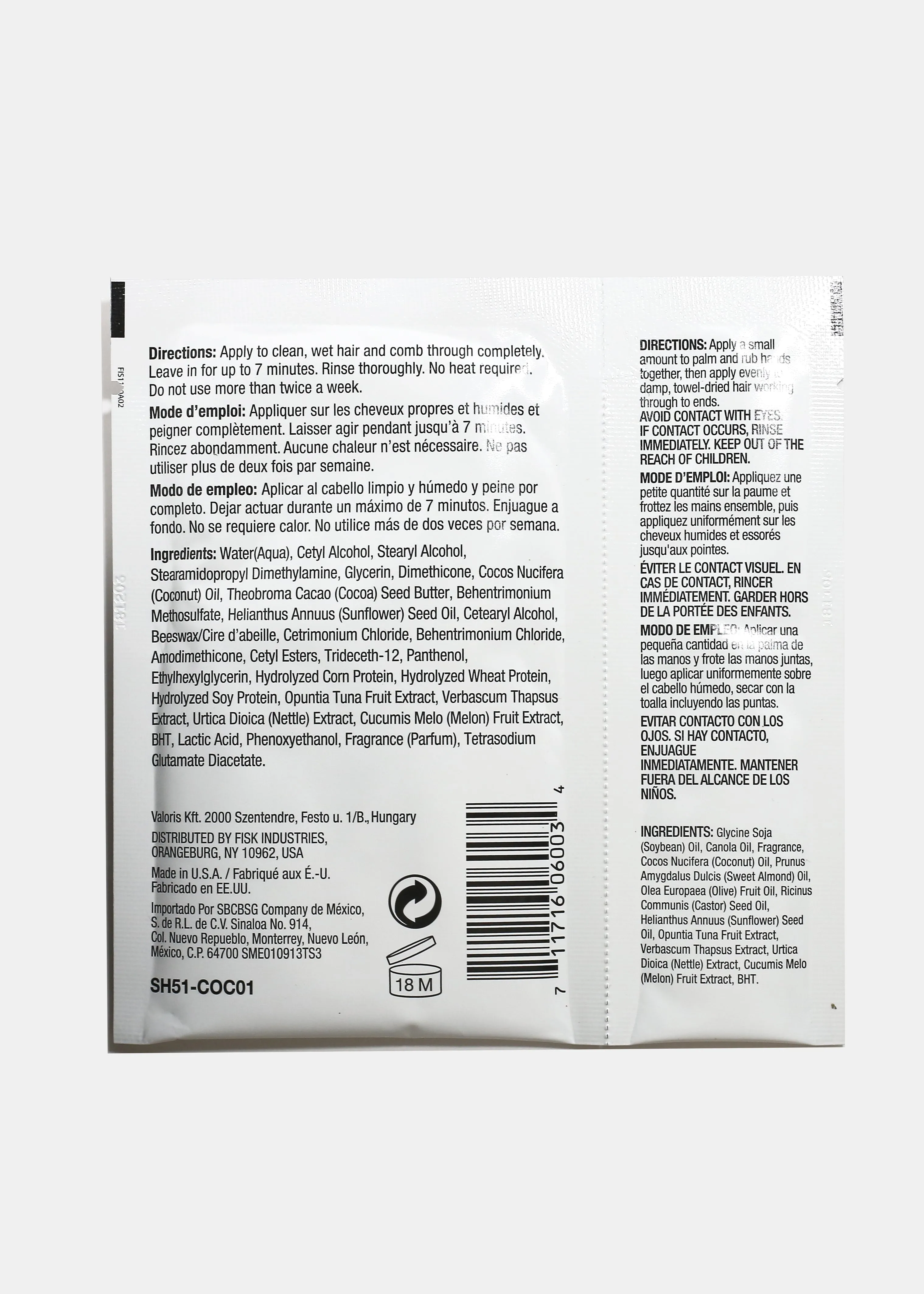Difeel Hair Oil & Mask- Coconut