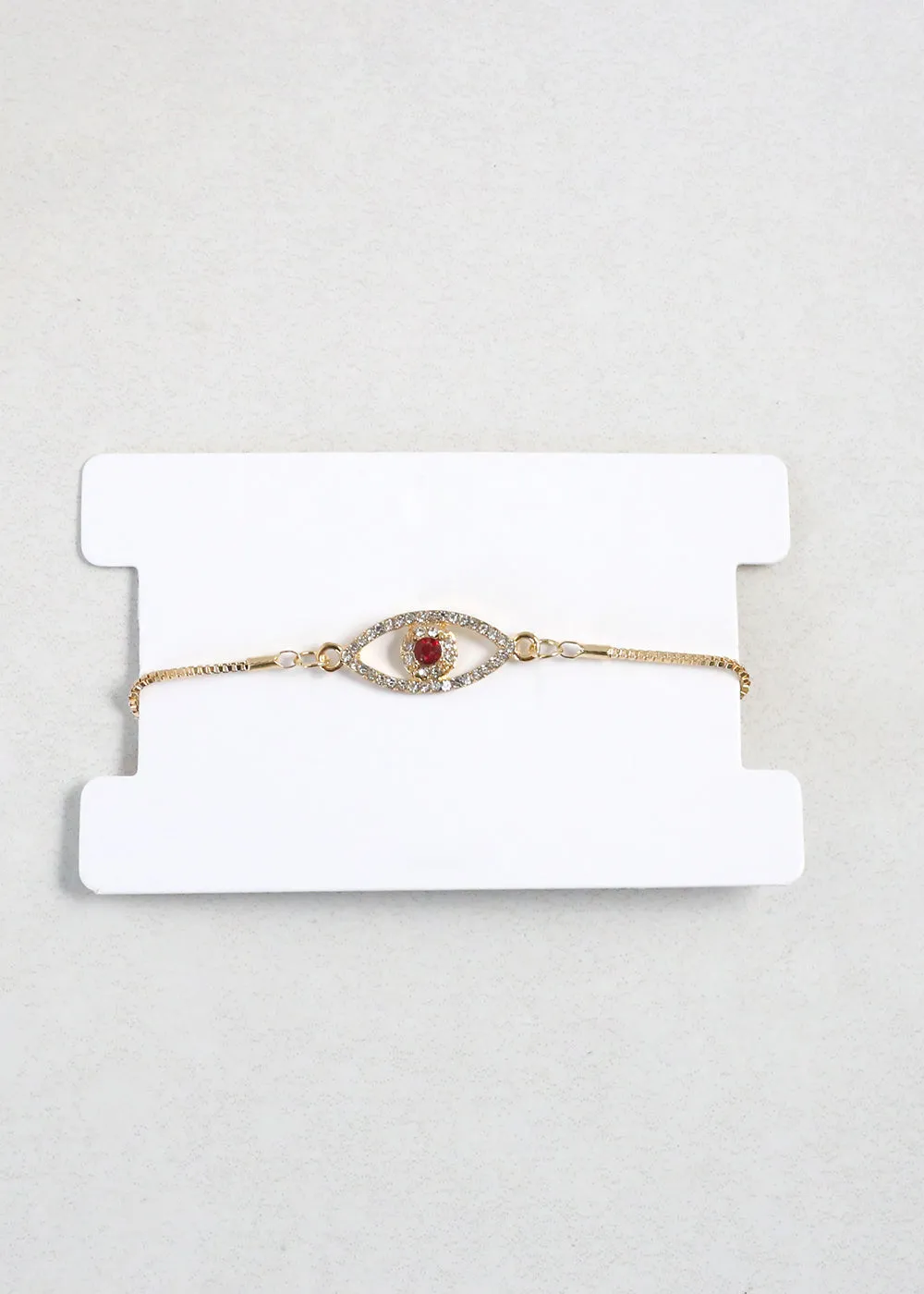 Elegant Gold Evil Eye Bracelet
