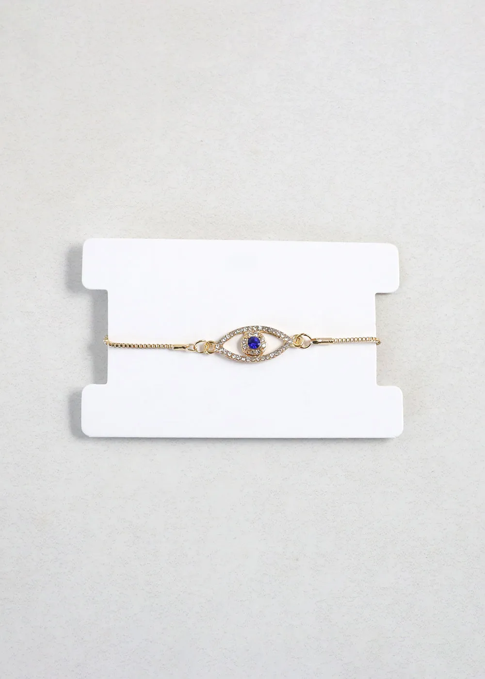 Elegant Gold Evil Eye Bracelet
