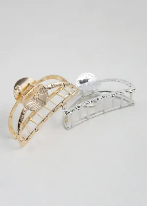 Elegant Metal Hair Clip