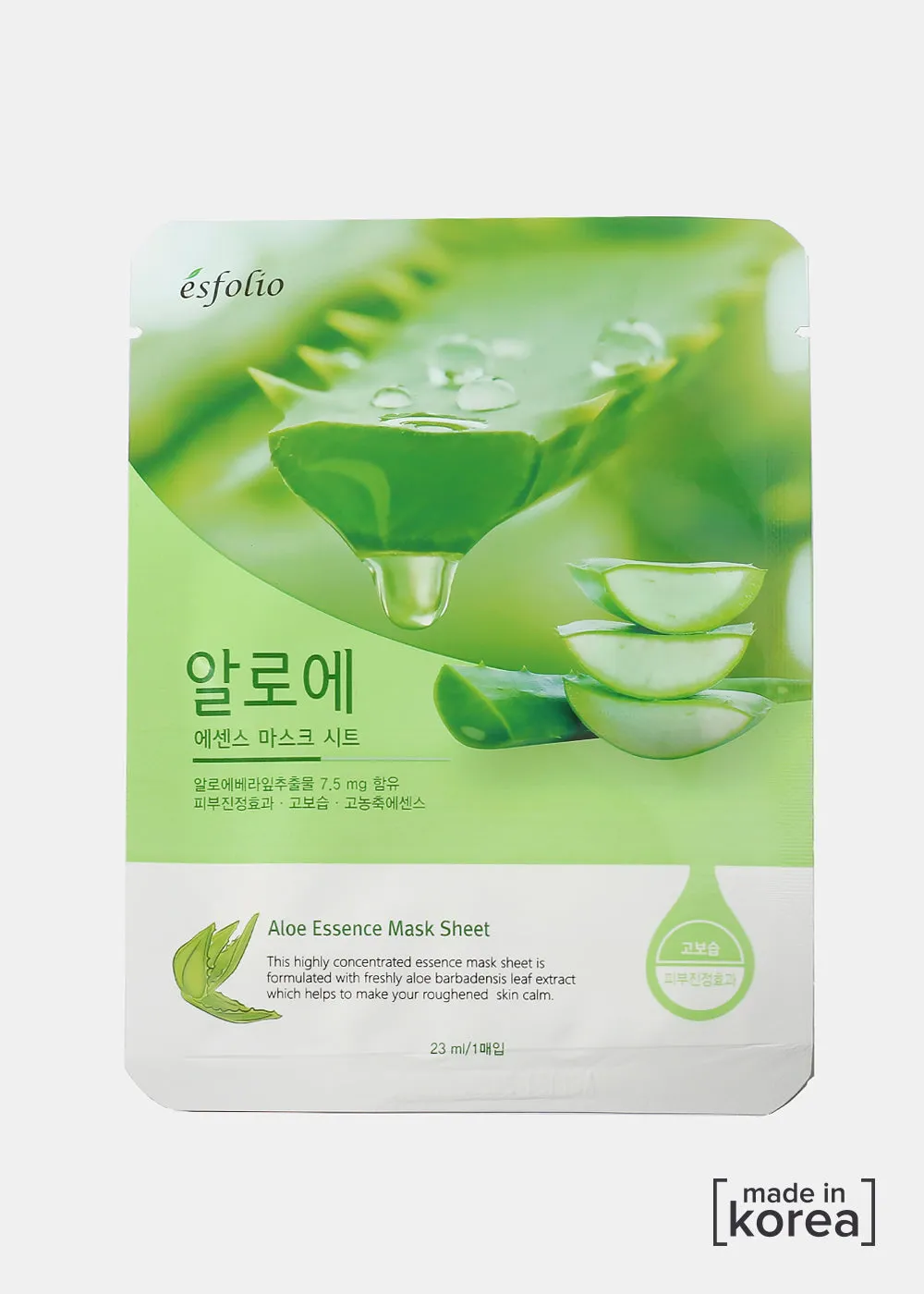 ESFOLIO Essence Mask Sheet - Aloe