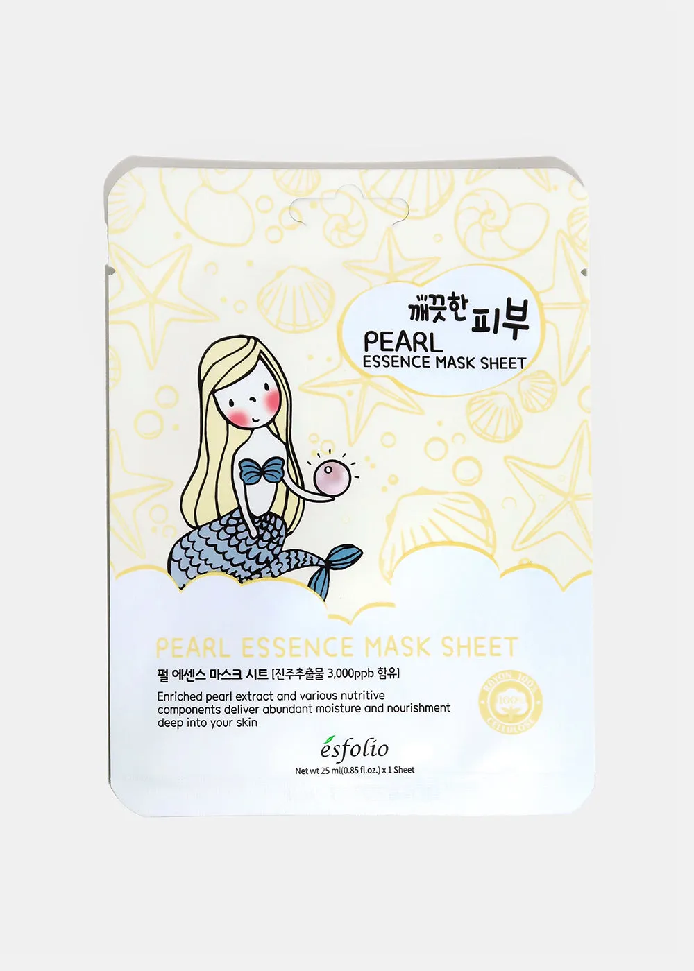 ESFOLIO Essence Mask Sheet - Pearl