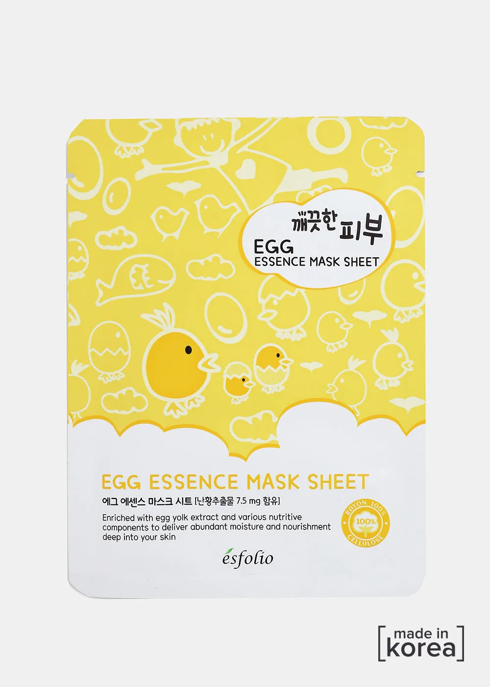 ESFOLIO Pure Skin Essence Mask- Egg
