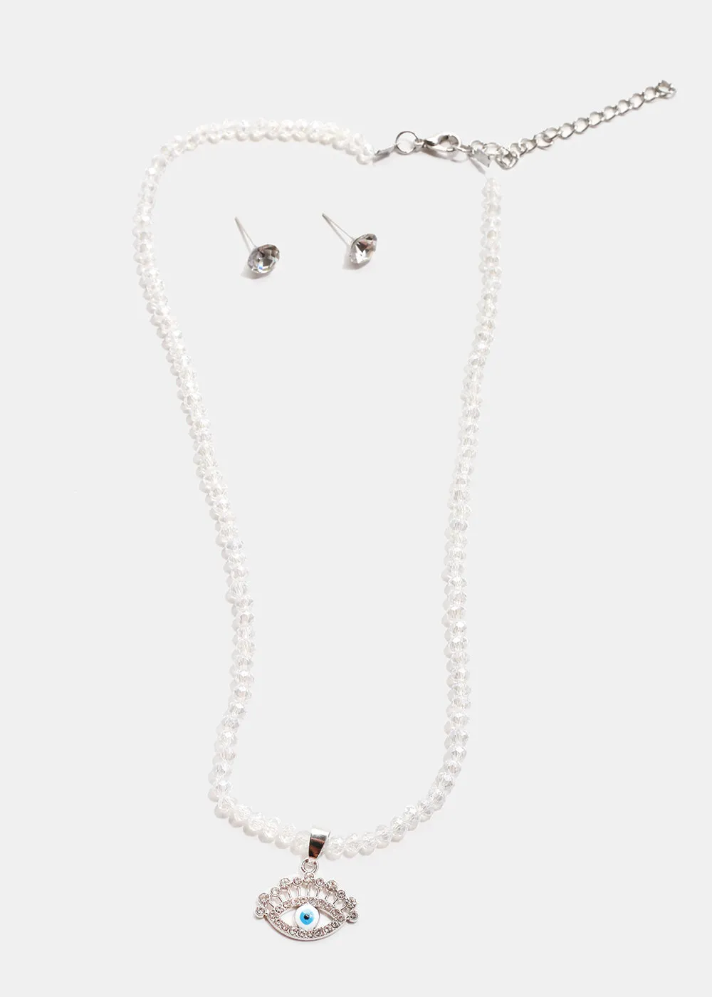 Evil Eye Beaded Necklace