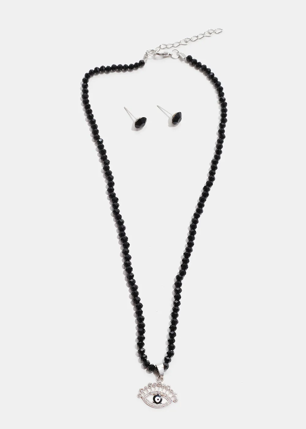 Evil Eye Beaded Necklace