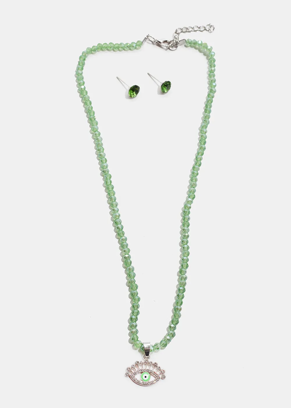 Evil Eye Beaded Necklace