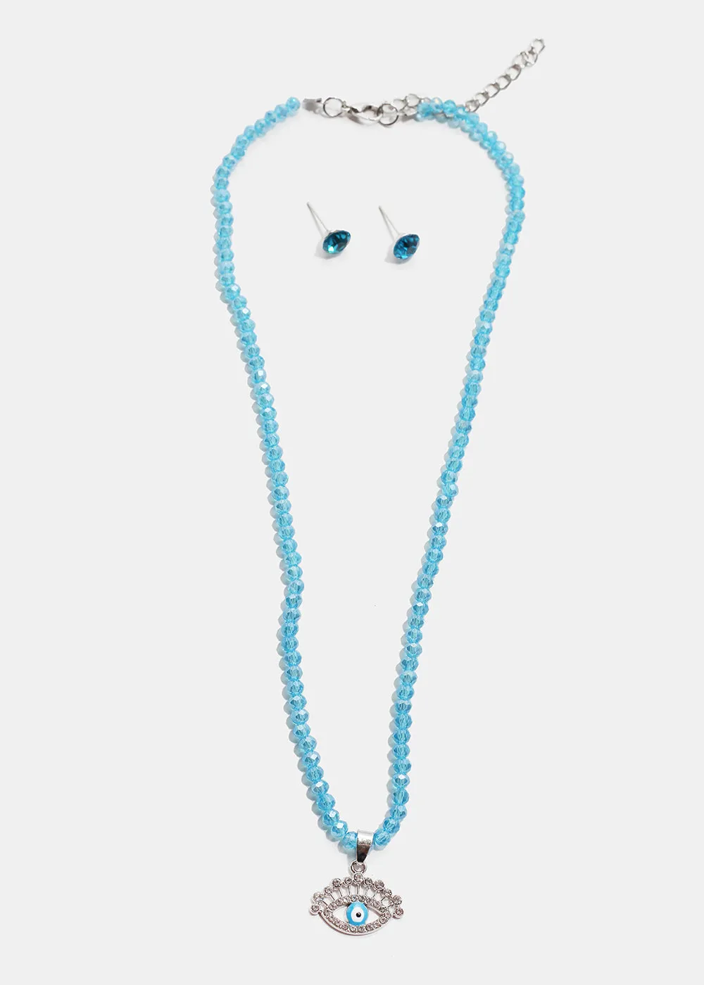 Evil Eye Beaded Necklace