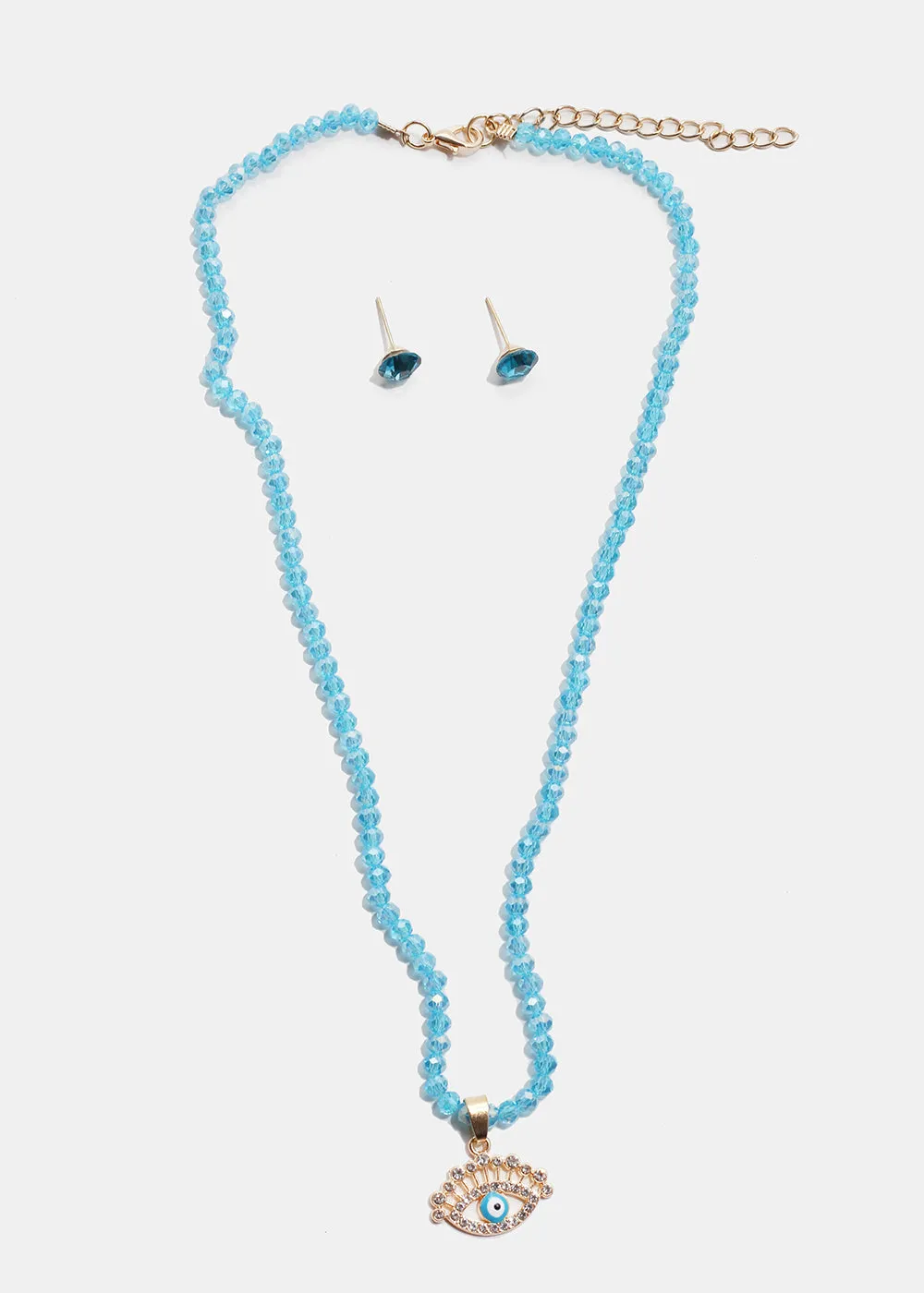 Evil Eye Beaded Necklace