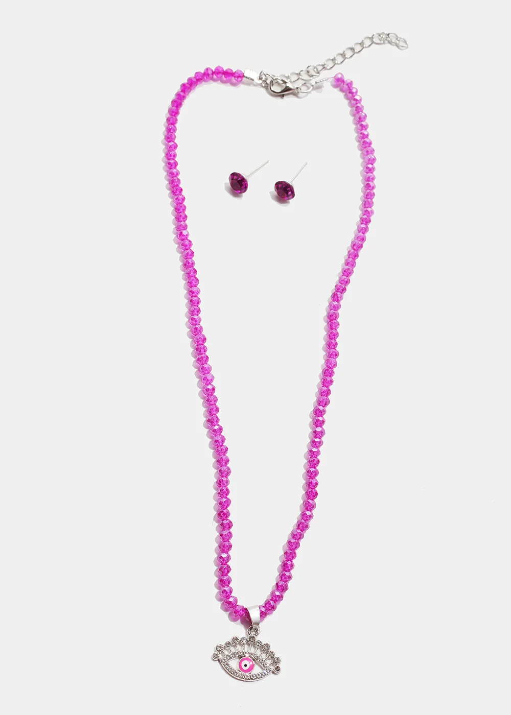 Evil Eye Beaded Necklace
