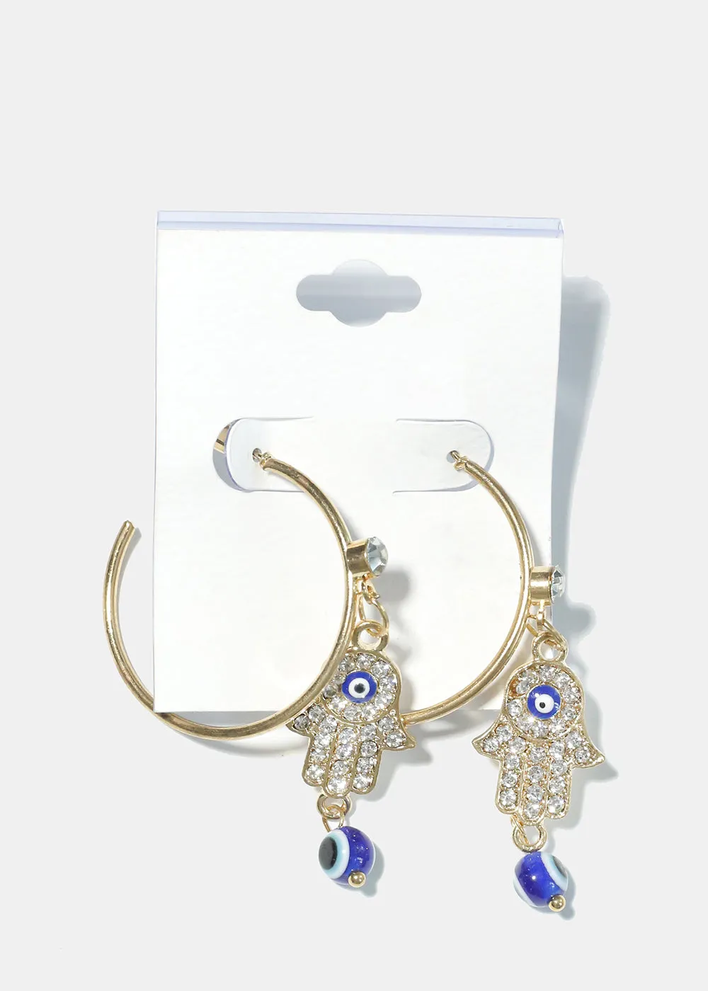 Evil Eye Hoop Earrings
