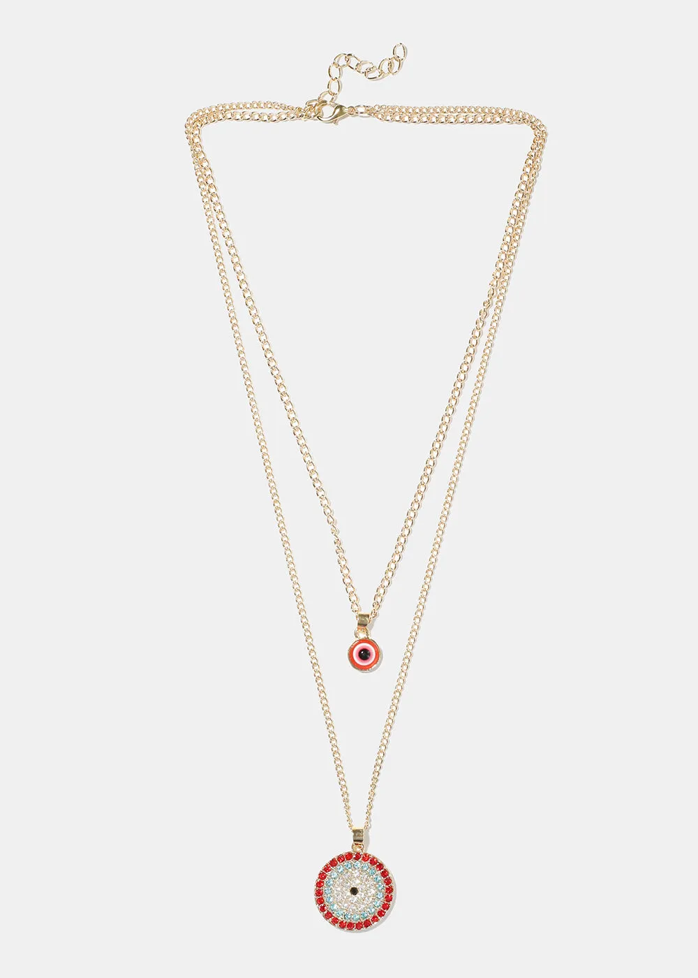 Evil Eye Layered Necklace