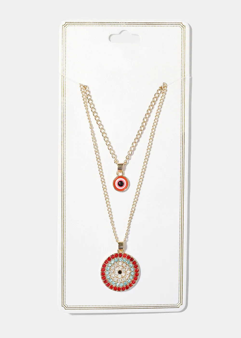 Evil Eye Layered Necklace