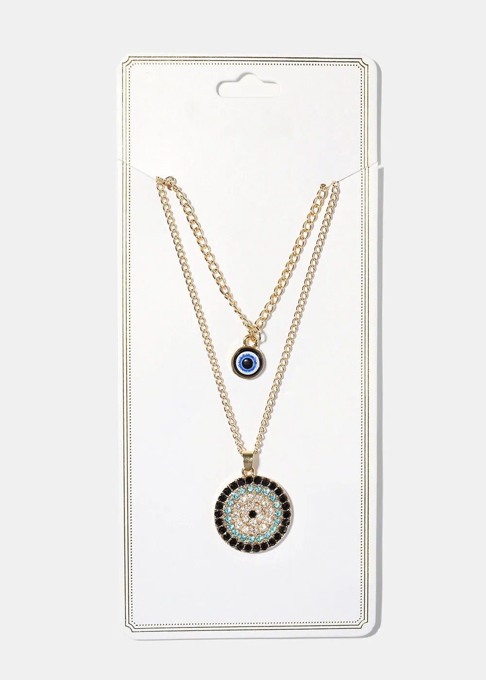 Evil Eye Layered Necklace