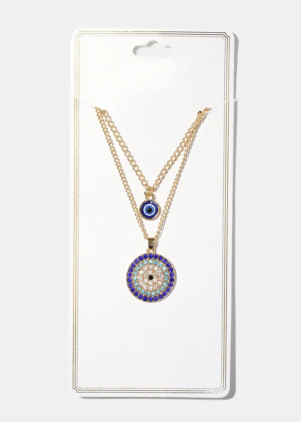 Evil Eye Layered Necklace