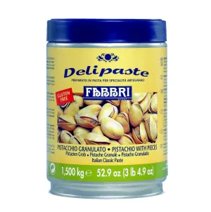 Fabbri Pistachio Delipaste 1,500 kg (52.9 oz)