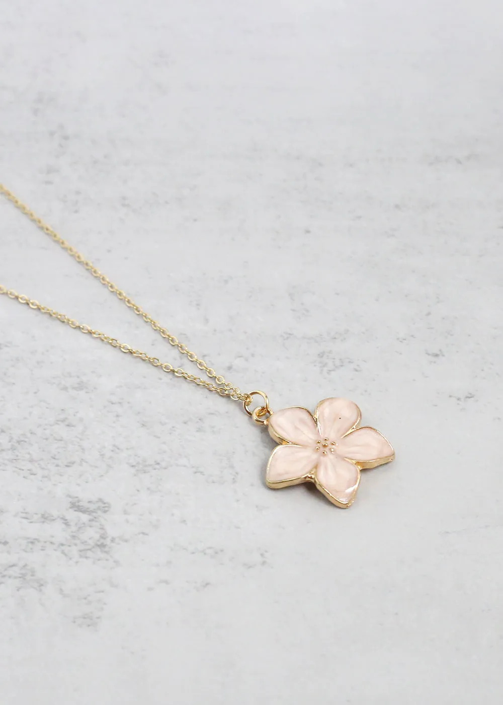 Floral Pendant Necklace
