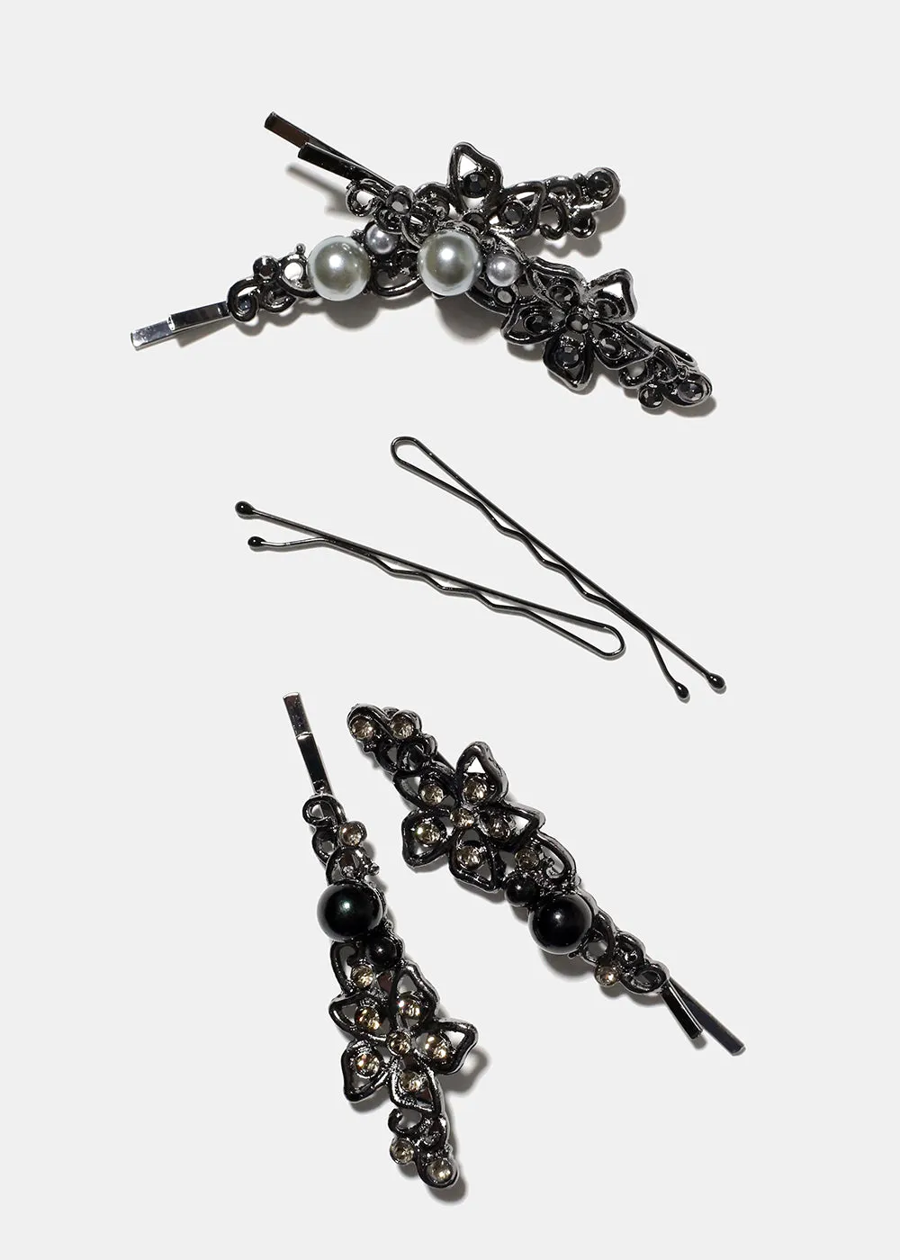 Flower Hair Clip Set