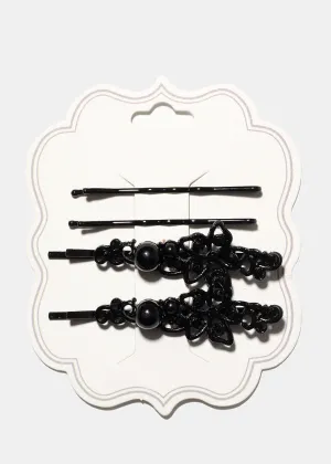 Flower Hair Clip Set