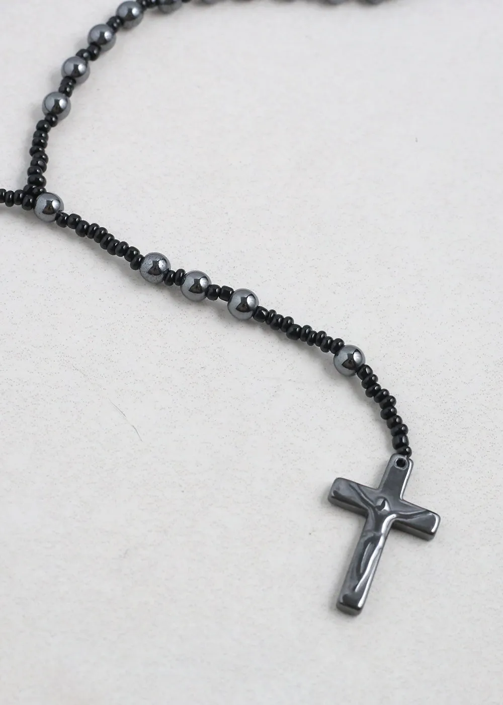 Gallstone Rosary Necklace