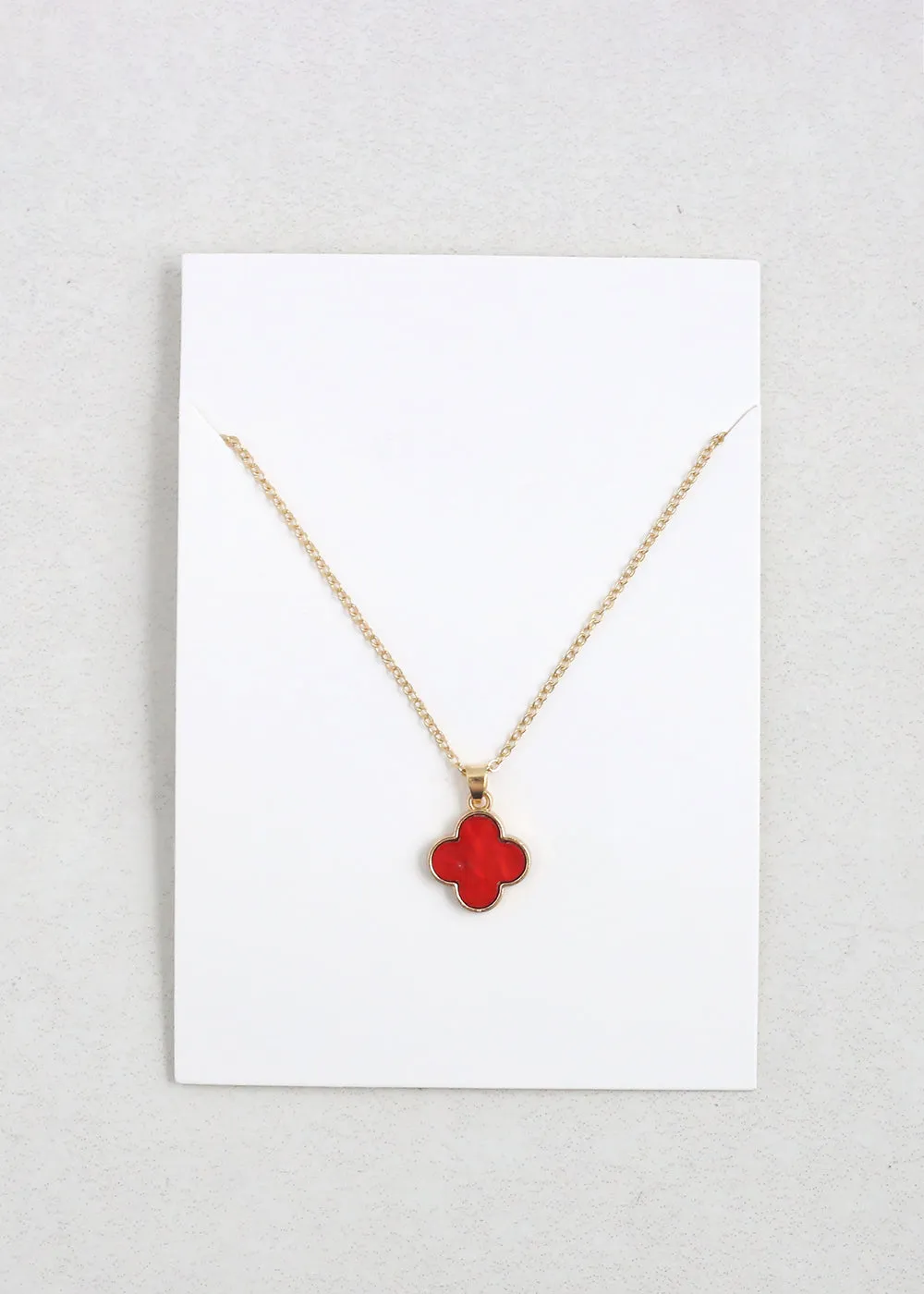 Gold Clover Necklace