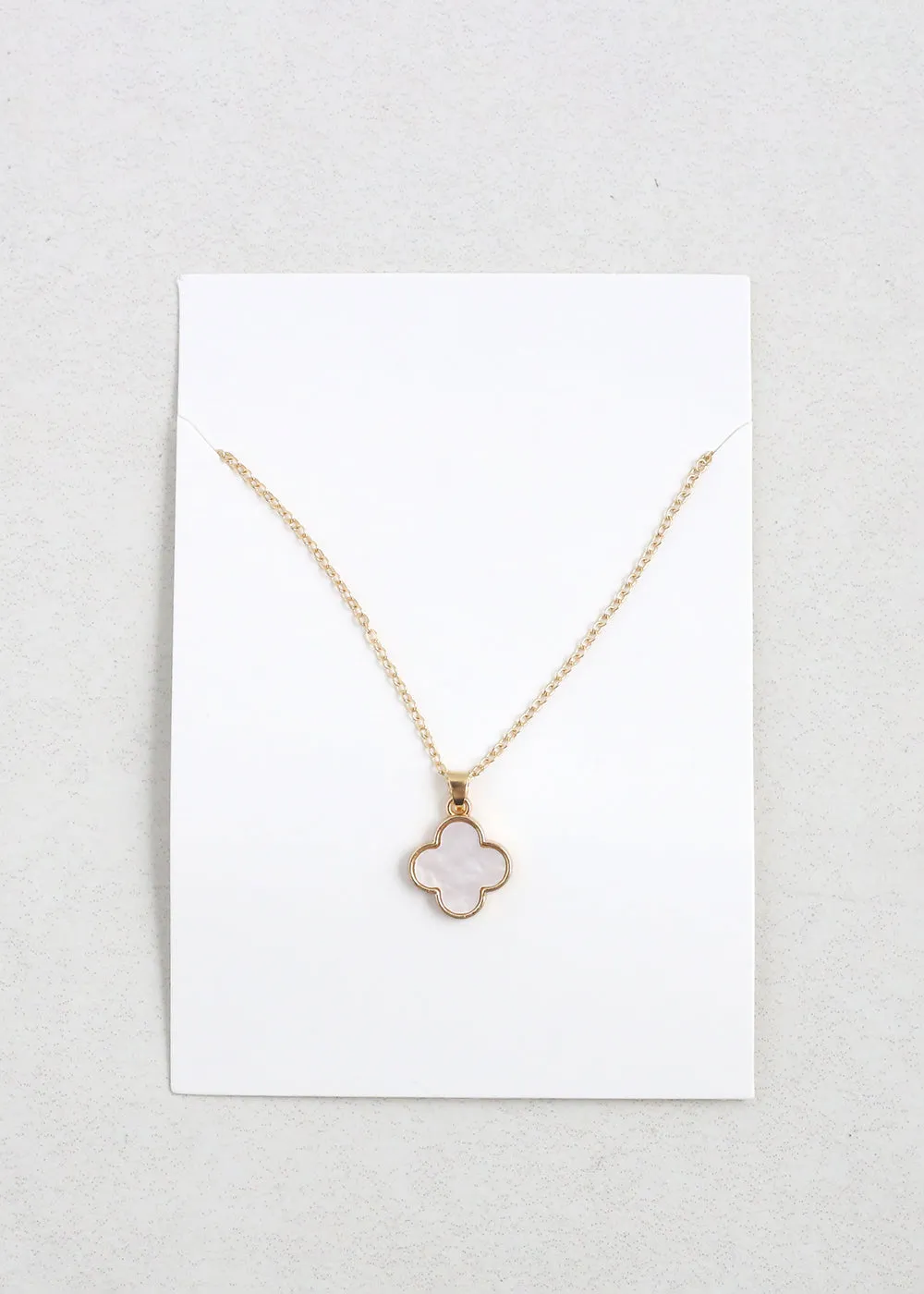 Gold Clover Necklace