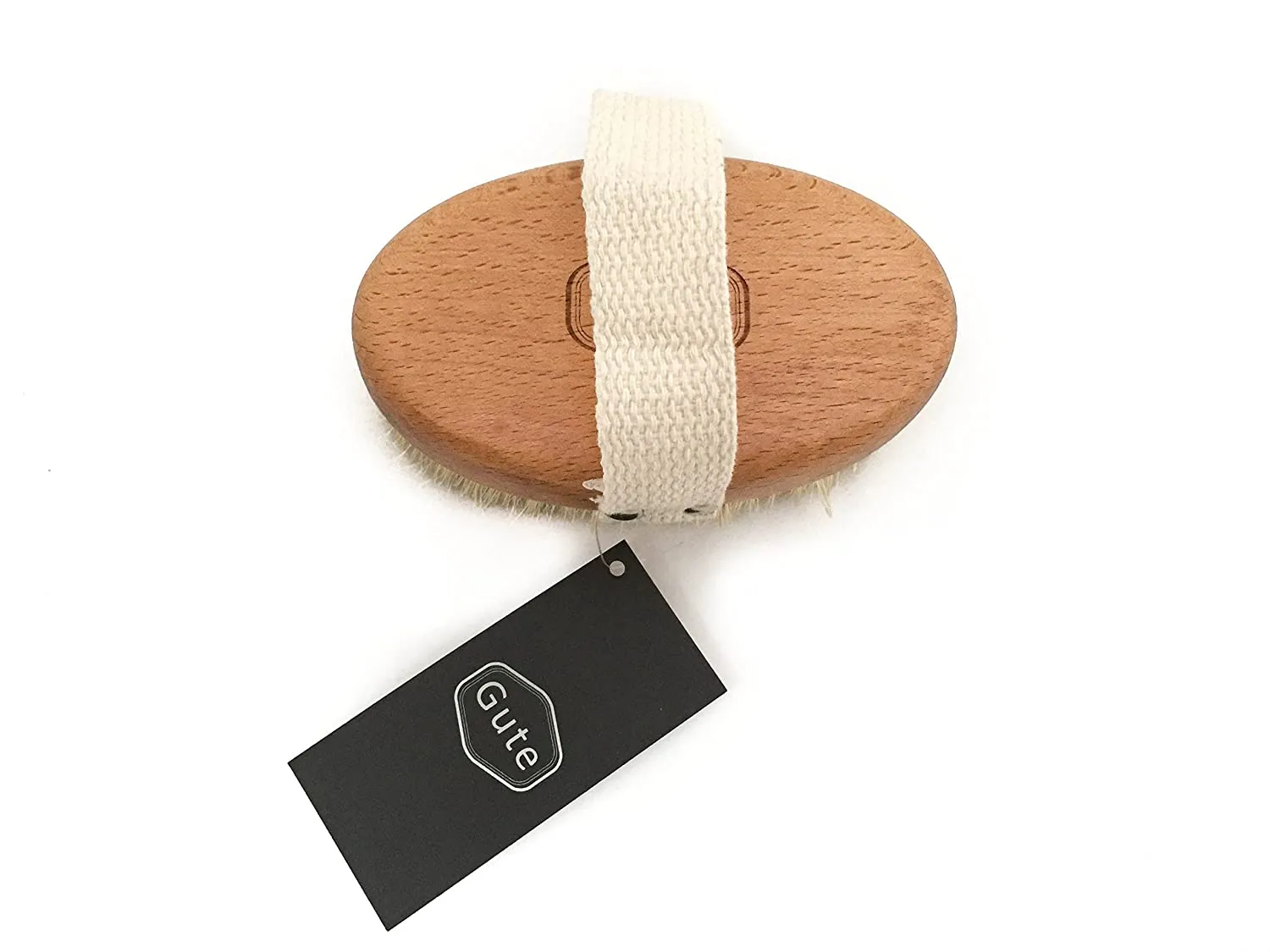 Gute Professional Dry Brush, Dry Skin Body Brush, Dry Brush with Cactus/Vegetable Bristles (Firm/Extra Firm Bristles)