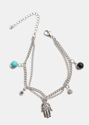 Hamsa Hand Charm Bracelet