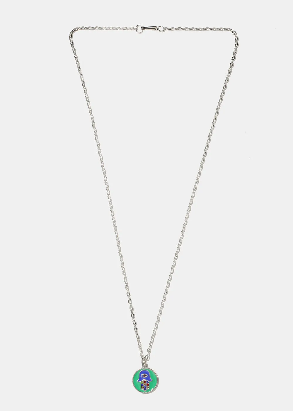 Hamsa Hand Pendant Necklace
