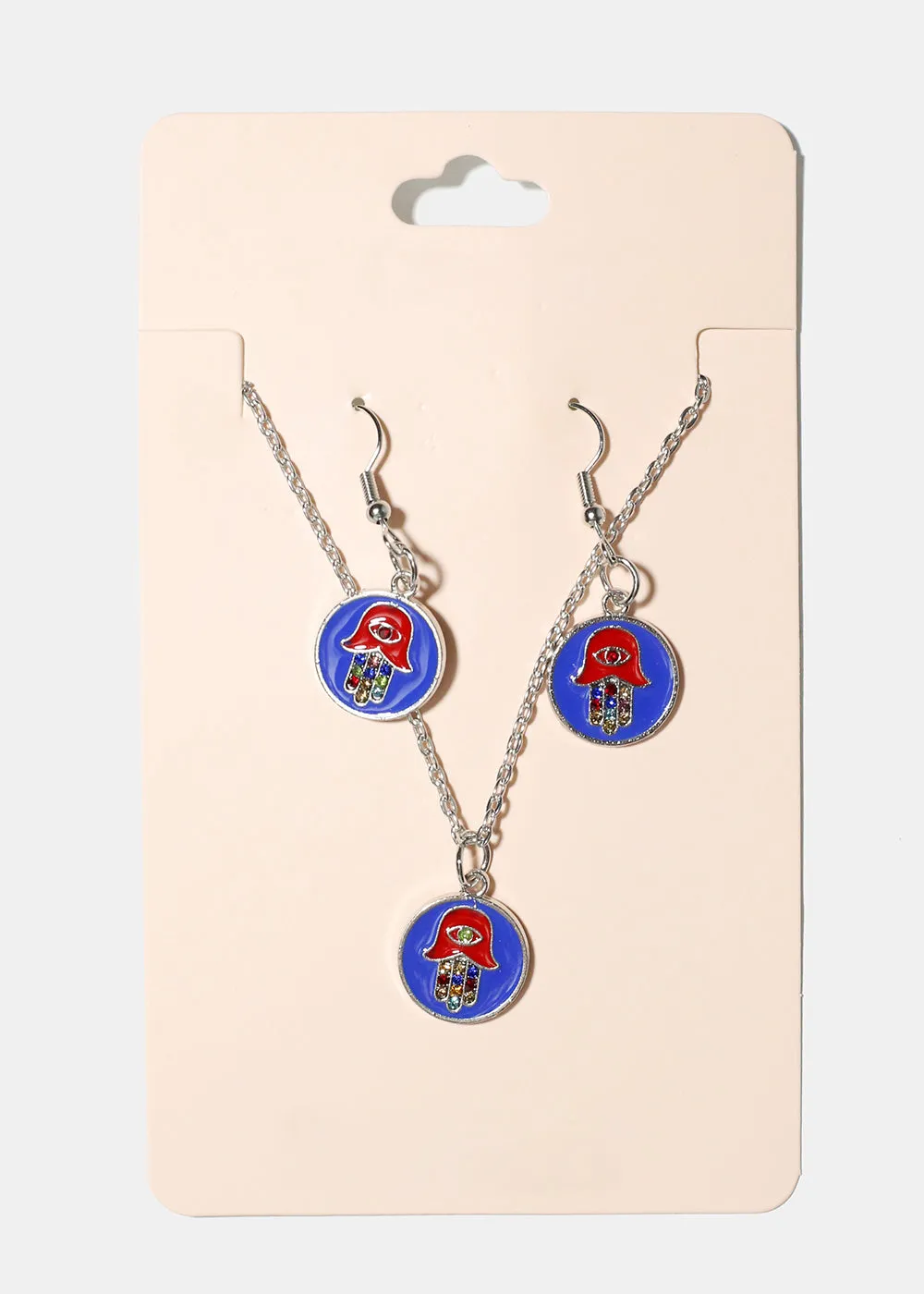 Hamsa Hand Pendant Necklace